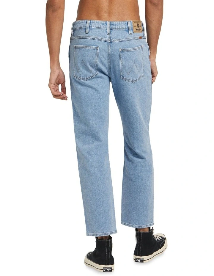 Wrangler Sid Straight Jean In Even Tide 4 Wrangler Sid Straight Jean In Even Tide - Image 2