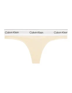 Calvin Klein Modern Cotton Naturals Thong Brief In Beige 9 Calvin Klein Modern Cotton Naturals Thong Brief In Beige -Myer Fashion Store 945687700 946040410 4 720x928