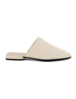 ECCO Anine Squared Womens Mule Shoe In Cream