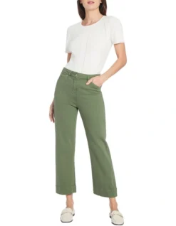 Etta Cropped Jean In Elm Green -Myer Fashion Store 946318060 2 1 720x928