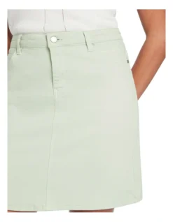 Rylee Denim Mini Skirt In Pistachio -Myer Fashion Store 946321660 4 1 720x928