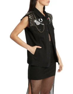 Onyx Skies Denim Vest In Black 10 Onyx Skies Denim Vest In Black -Myer Fashion Store 946335700 3 720x928