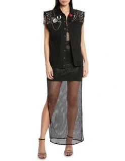 Onyx Skies Denim Vest In Black 11 Onyx Skies Denim Vest In Black -Myer Fashion Store 946335700 4 720x928