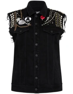 Onyx Skies Denim Vest In Black 13 Onyx Skies Denim Vest In Black -Myer Fashion Store 946335700 6 720x928