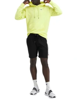 Champion French Terry Panel Short In Black -Myer Fashion Store 946368640 4 720x928