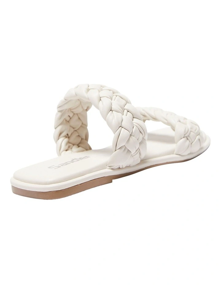 Enya Sandals In White Smooth 6 Enya Sandals In White Smooth - Image 4