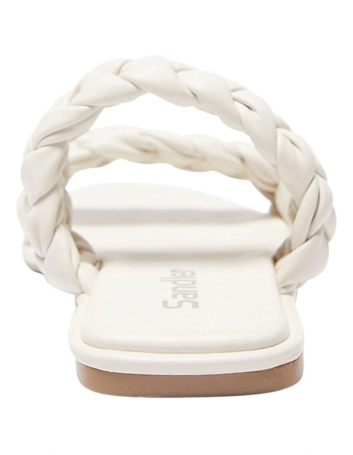 Enya Sandals In White Smooth 7 Enya Sandals In White Smooth - Image 5