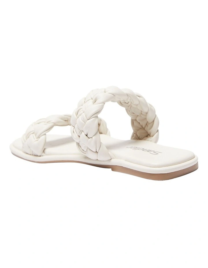 Enya Sandals In White Smooth 8 Enya Sandals In White Smooth - Image 6