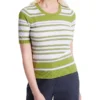 Toto Knit Top In Guacamole/White -Myer Fashion Store 947200600 1 720x928