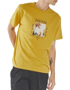 Thief Of The Night Merch Tee In Mustard