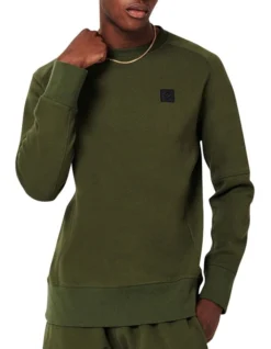 Code Tech Crew In Dark Moss