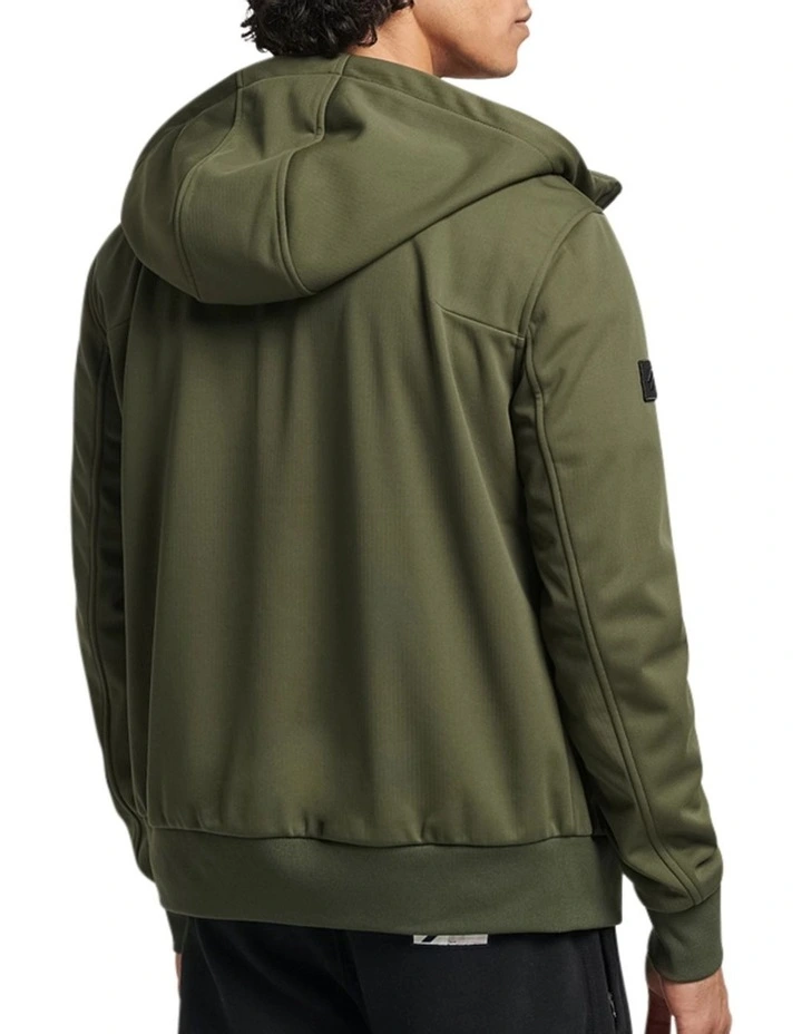 Code Tech Softshell Jacket In Dark Moss 4 Code Tech Softshell Jacket In Dark Moss - Image 2