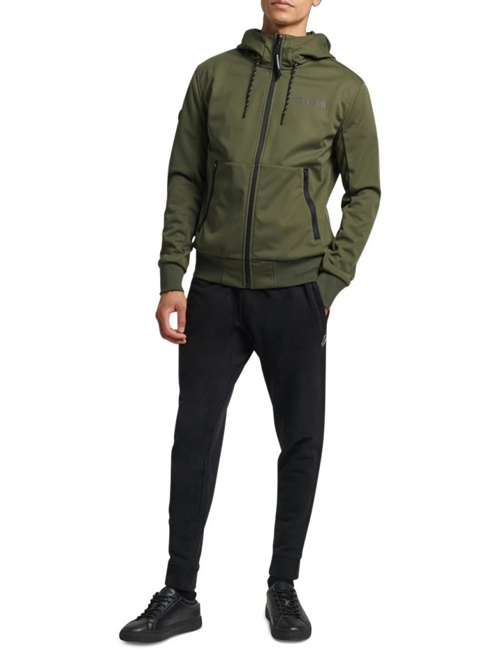 Code Tech Softshell Jacket In Dark Moss 7 Code Tech Softshell Jacket In Dark Moss - Image 5