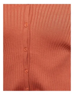 Oxford Petra Crop Rib Cardigan In Peach Bronze -Myer Fashion Store 947346130 6 720x928