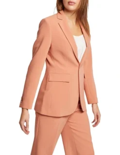 Oxford Ebony Eco Suit Jacket In Orange Light -Myer Fashion Store 947496430 2 720x928