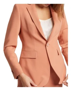 Oxford Ebony Eco Suit Jacket In Orange Light -Myer Fashion Store 947496430 4 720x928