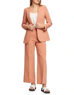 Oxford Ebony Eco Suit Jacket In Orange Light -Myer Fashion Store 947496430 5 720x928