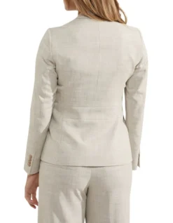 Oxford Alexa Eco Suit Jacket In Beige -Myer Fashion Store 947497870 3 720x928