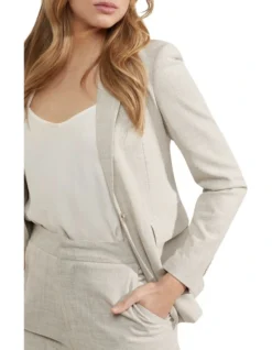 Oxford Alexa Eco Suit Jacket In Beige -Myer Fashion Store 947497870 4 720x928