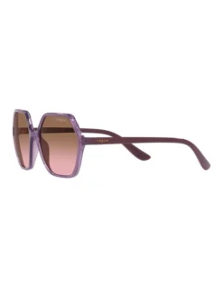 Vogue 0VO5361S Sunglasses In Transparent Violet -Myer Fashion Store 947848330 3 720x928