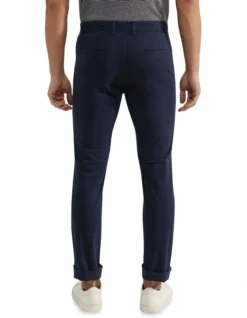 Oxford Danny Casual Organic Cotton Chinos In Navy -Myer Fashion Store 948099430 3 720x928