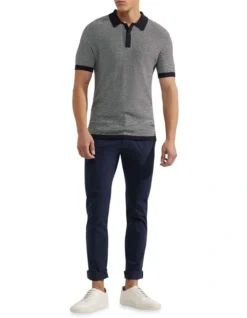 Oxford Danny Casual Organic Cotton Chinos In Navy -Myer Fashion Store 948099430 5 720x928