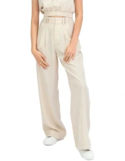 State Of Play Wide Leg Pant In Sand 10 State Of Play Wide Leg Pant In Sand -Myer Fashion Store 948638530 4 720x928
