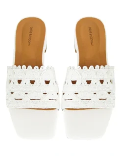 Can't Quit You Raffia Slide In White -Myer Fashion Store 948686320 4 720x928
