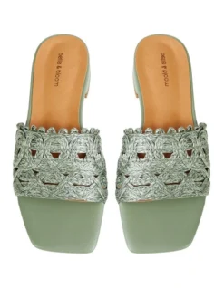 Can't Quit You Raffia Slide In Seafoam -Myer Fashion Store 948686410 3 720x928