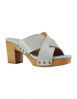 Midtown Clog Mule In Grey -Myer Fashion Store 948687130 3 720x928