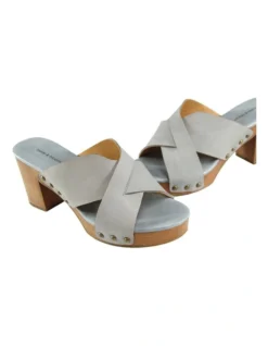 Midtown Clog Mule In Grey -Myer Fashion Store 948687130 5 720x928