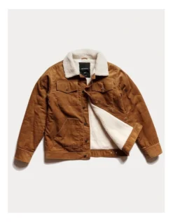 Sherpa Cord Jacket In Tobacco 11 Sherpa Cord Jacket In Tobacco -Myer Fashion Store 948700630 5 720x928