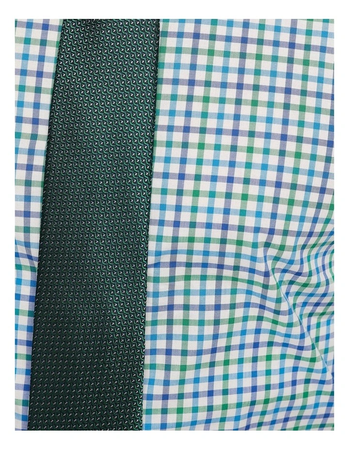 Oxford Beckton Check Shirt In Green 7 Oxford Beckton Check Shirt In Green - Image 5
