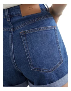 French Connection High Rise Denim Short In Blue -Myer Fashion Store 948918790 948900610 4 720x928