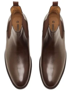 Oxford Gage Goodyear Welted Chelsea Boots In Chocolate -Myer Fashion Store 948937600 5 720x928