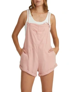 Billabong Wild Pursuit Overall In Ash Rose -Myer Fashion Store 948946690 3 720x928