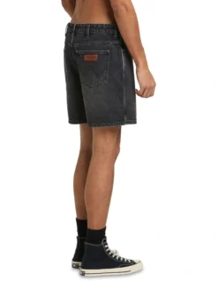 Wrangler Slacker Short In Washed Black -Myer Fashion Store 949028230 3 720x928