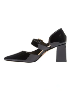 Giselle Heeled Shoes In Black Patent -Myer Fashion Store 949694410 3 720x928