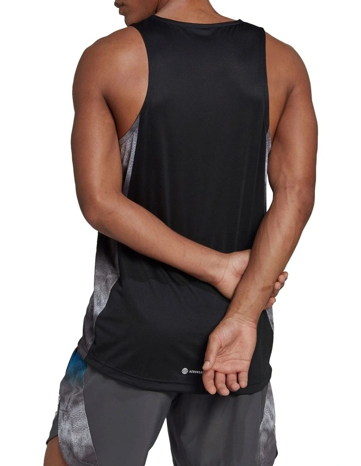 ADIDAS AEROREADY HIIT Graphic Training Tank Top In Black 4 ADIDAS AEROREADY HIIT Graphic Training Tank Top In Black - Image 2
