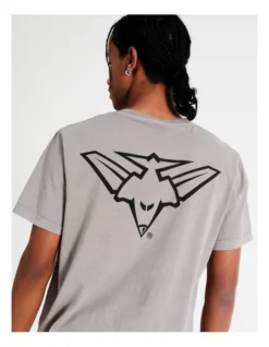 Essendon Curved Hem Tee In Grey -Myer Fashion Store 950383450 3 720x928