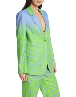 Bright After Sunset Relaxed Fit Blazer In Print -Myer Fashion Store 950941720 3 720x928