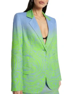 Bright After Sunset Relaxed Fit Blazer In Print -Myer Fashion Store 950941720 5 720x928