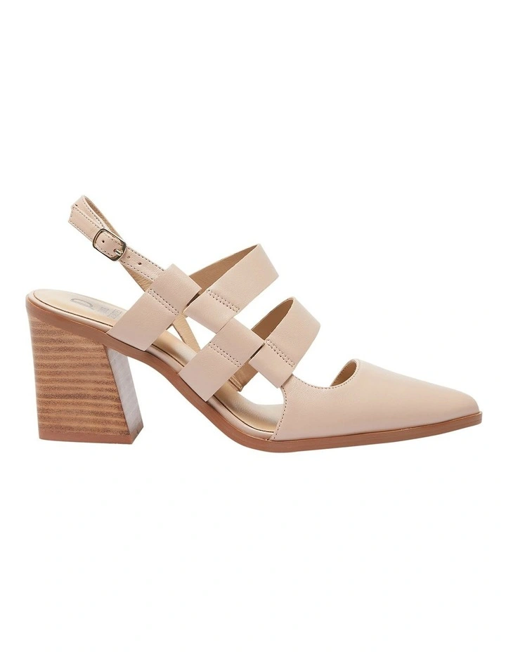 Gloria Glove Heeled Shoes In Blush 3 Gloria Glove Heeled Shoes In Blush