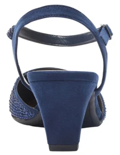 Adelle Heeled Shoes In Navy Fabric -Myer Fashion Store 951087430 5 720x928