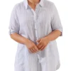 Scooped Linen Overshirt In Duck Egg -Myer Fashion Store 951174910 1 720x928