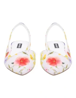 Nine West Beads Flats In White Floral 8 Nine West Beads Flats In White Floral -Myer Fashion Store 951241690 3 720x928