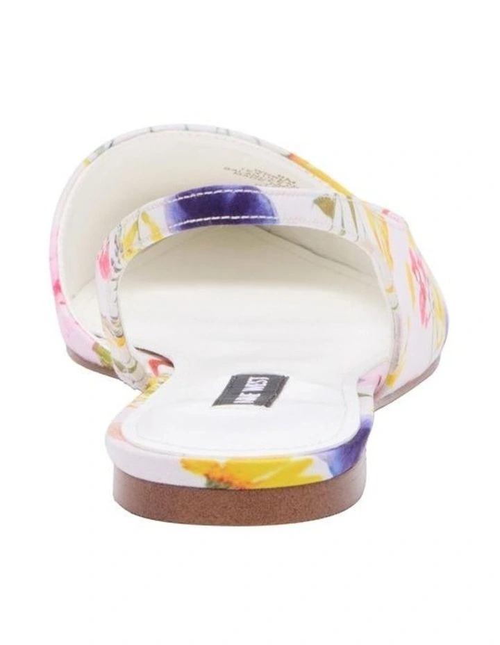 Nine West Beads Flats In White Floral 6 Nine West Beads Flats In White Floral - Image 4