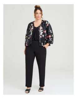 Zinnia Embroidered Sequin Jacket In Multi -Myer Fashion Store 951413950 4 720x928