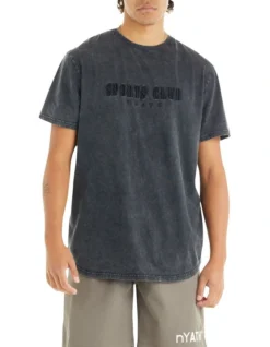 Sports Club T-Shirt In Vintage Black 9 Sports Club T-Shirt In Vintage Black -Myer Fashion Store 951643630 4 720x928