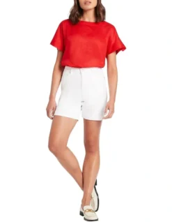 Iris Denim Short In White -Myer Fashion Store 952915690 2 720x928